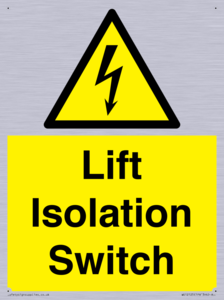 Lift Isolation Switch